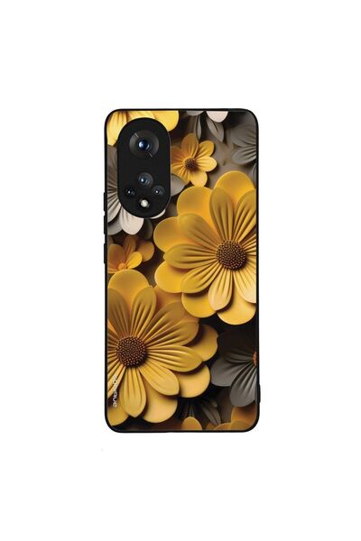 Sonique Θήκη 3D Flower Series για Honor 50 5G / Nova 9 Κίτρινο