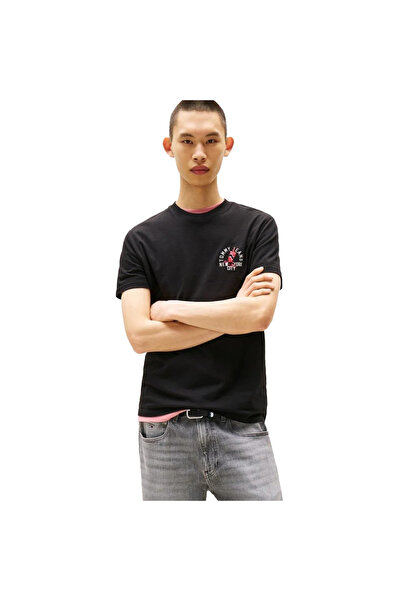 Tommy Hilfiger Tricou bărbătesc cu mânecă scurtă: Tricou cu motiv mic, croial...