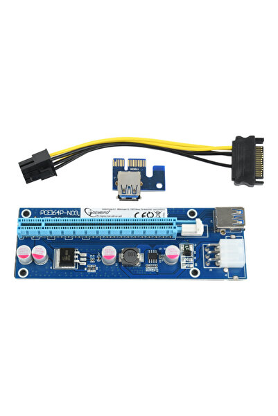 Gembird RC-PCIEX-03 Placă de expansiune riser PCIe x1 > x16