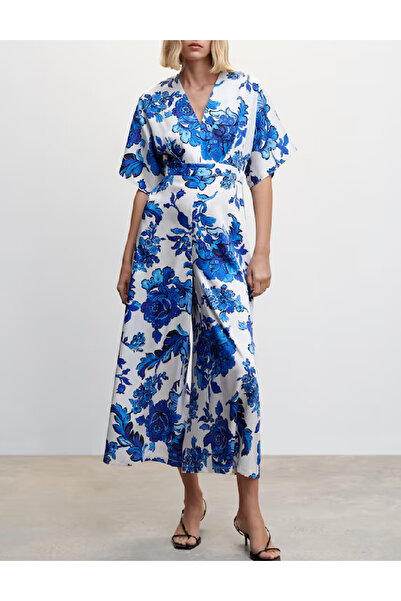 Evendi Jumpsuit, White/Blue