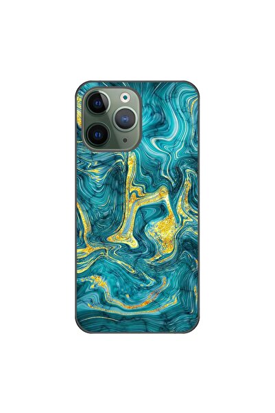 OEM Husa compatibila cu Apple iPhone 11 Pro Silicon Gel Tpu Model Abstract Ge...