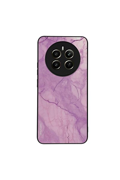 Sonique Θήκη Marble Series για Realme 12 Plus 5G Βιολετί
