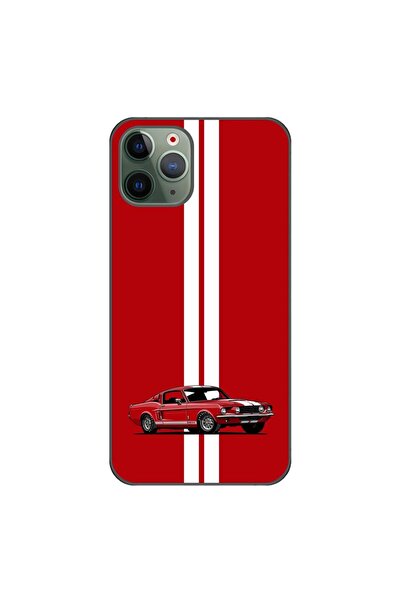 OEM Husa compatibila cu Apple iPhone 11 Pro Max Silicon Gel Tpu Model Red Mus...