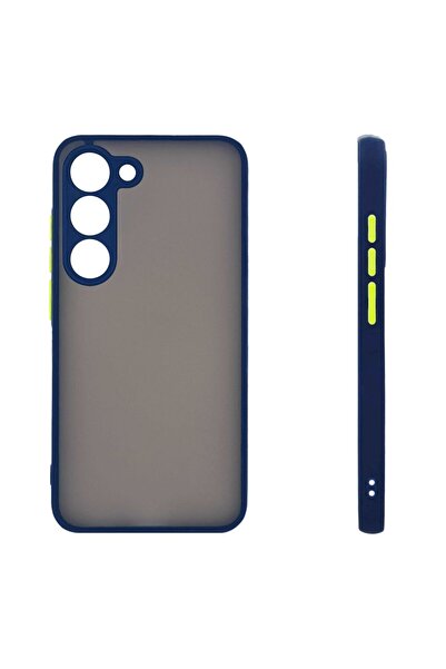 Sonique Θήκη Σιλικόνης Color Button Bumper Samsung Galaxy S23 Plus Μπλέ