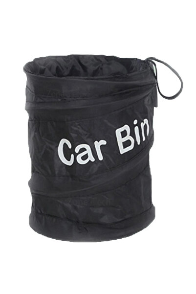 Choice Black color Car Trash Portable Vehicle Garbage Can Foldable Pop-up Wat...