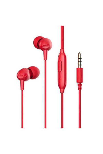 Havit Ακουστικά E48P Jack 3,5mm Κόκκινο