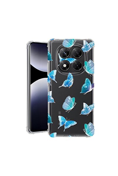 bestcase Husă Antișoc pentru Xiaomi Redmi Note 14 Pro 4G, Model Fluture, 1997...