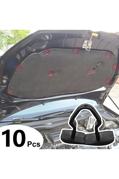 Choice 10pcs 20Pcs Engine Hood Retainer Clips Sound Insulation Rivets for VW ...