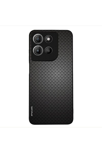 Sonique Θήκη Carbon Series για Motorola Moto G15 4G / Moto G15 Power Γκρι