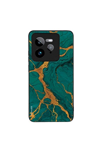 Sonique Θήκη Marble Series για Realme GT 7 Pro 5G Πράσινο