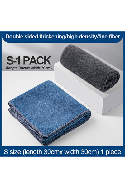Choice1 30x30cm Microfiber Cleaning Towel Thicken Soft Drying Cloth Car Body ...