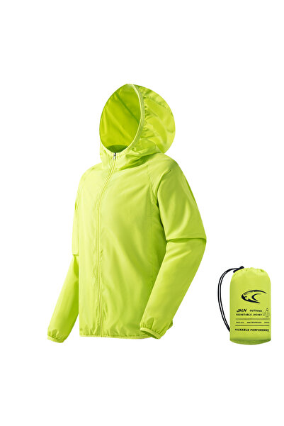 Choice28 4XL Unisex Green JNLN Men Women Hiking Jacket Waterproof Quick Dry C...