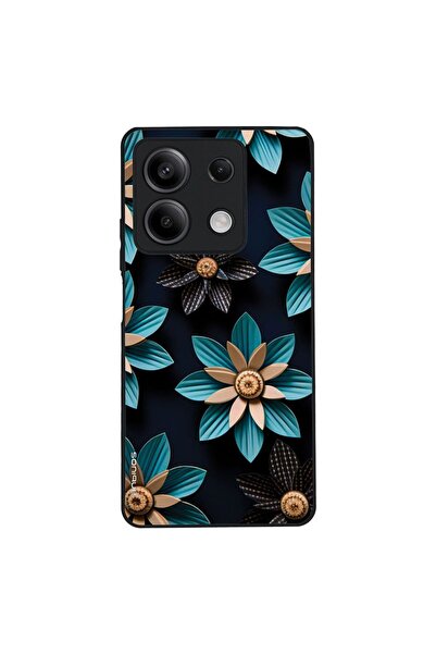 Sonique Θήκη 3D Flower Series για Xiaomi Redmi Note 13 5G Γαλάζιο