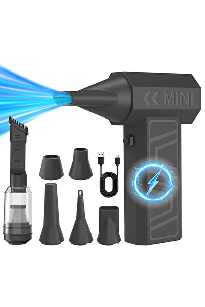Choice 7 Accessories Turbo Jet Fan High Speed Vacuum Mini Electric Air Duster...