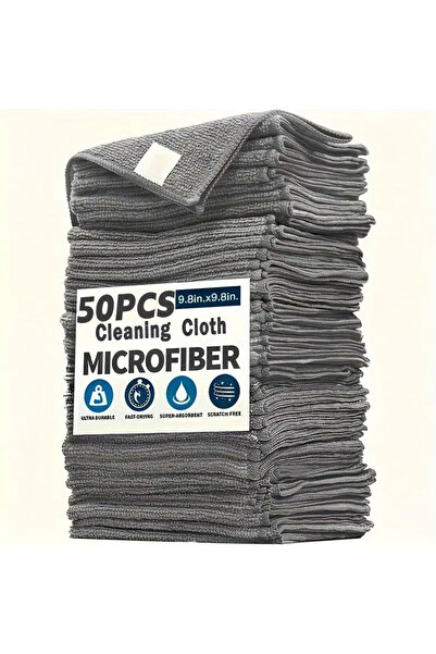 Choice1 50PCS Thick Microfiber Cleaning Cloths Lint-Free Reusable Towels Abso...