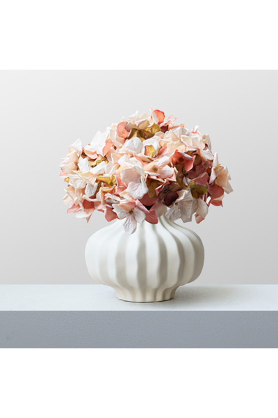 MirageBotanics Cream Nordic Style White Color Bohemian Ceramic 16x13.5 cm Cub...