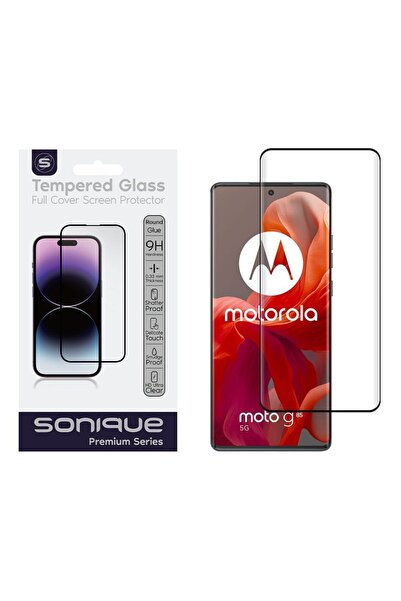 Sonique Curvy Glass Premium Series HD Full Cover 9H Motorola Moto G85 5G Μαύρο
