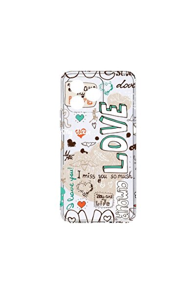 bestcase ¬Æ Husa Clear Silicon 2MM, Compatibila Cu Xiaomi Redmi 13, Love, Ant...
