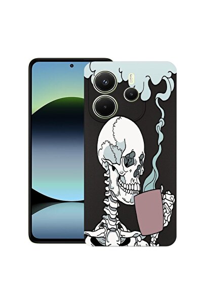 bestcase Θήκη για Xiaomi Redmi Note 14, Σχέδιο Κρανίο, Λεπτή Σιλικόνη 0.8MM, ...