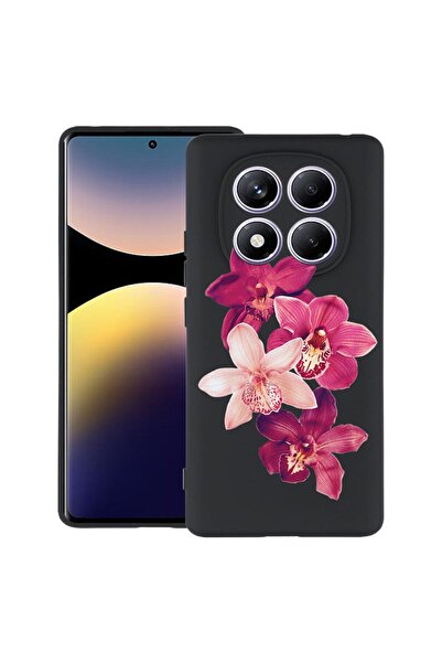 bestcase Ултра тънък TPU калъф за Xiaomi Redmi Note 14 Pro 5G, Флорален дизай...