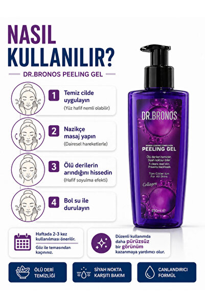 Dr.Bronos Collagen Peeling Jel 150 ml