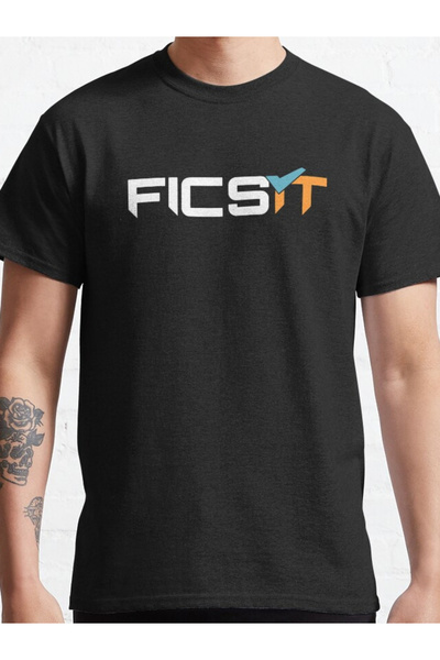 yiou trendy clothing تي شيرت بشعار رضا العملاء من FICSIT