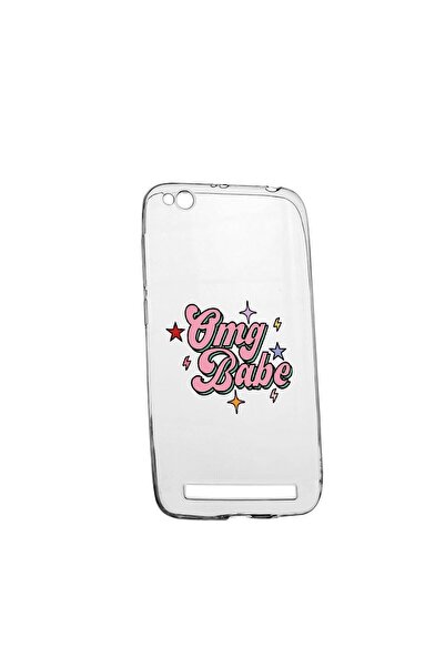 bestcase Husa de protectie cu mesaj OMG Babe, pentru Xiaomi Redmi 5A, reziste...