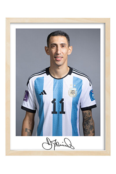 Boomah Accessories ملصق موقّع للاعب دي ماريا من منتخب الأرجنتين في كأس العالم...