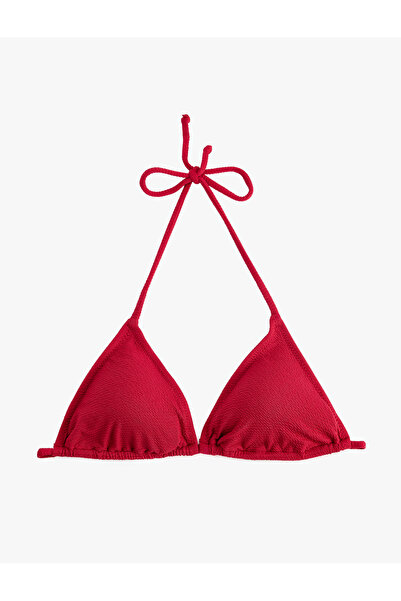 Koton Dokulu Üçgen Bikini Üstü