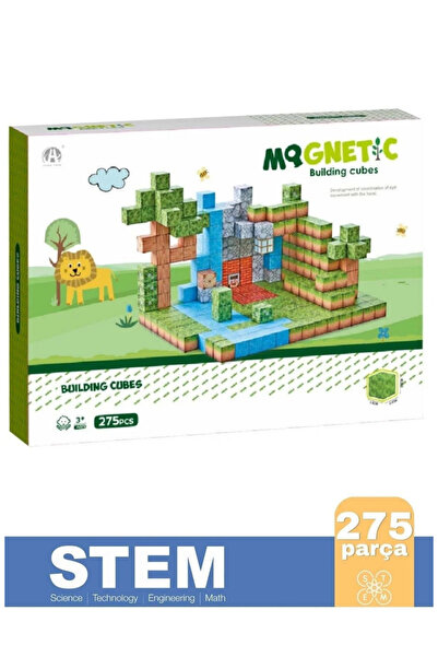 TOYFEST 275 Parça Minecraft Tarzı STEM Yapı Blokları Eğitici İnşa Seti Çocuk ...