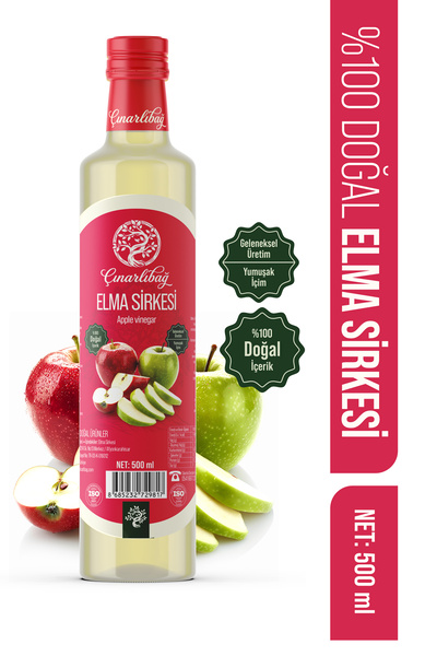 ÇINARLIBAĞ Doğal Elma Sirkesi 500 ML
