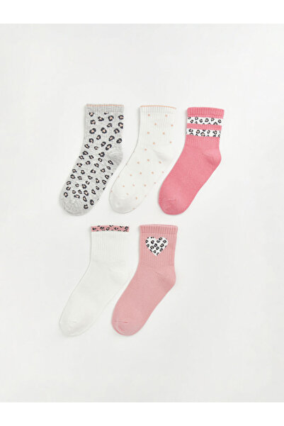 LC Waikiki I Embroidered Girls' Socks 5-Piece Set from Freezen Store