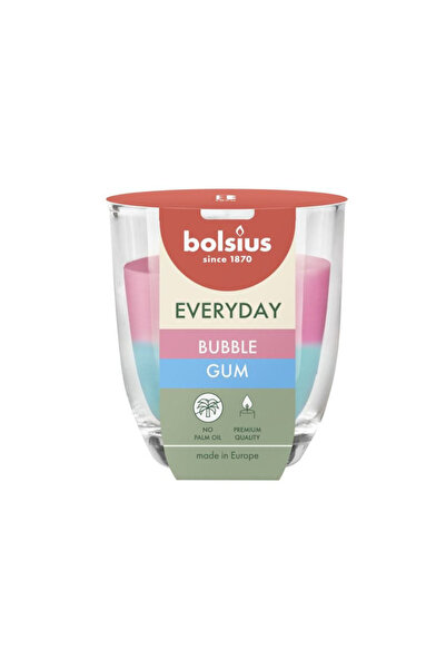 Bolsius Lumanare parfumata Bolsius, Bubble gum, 21 ore ardere, 80 x 70mm