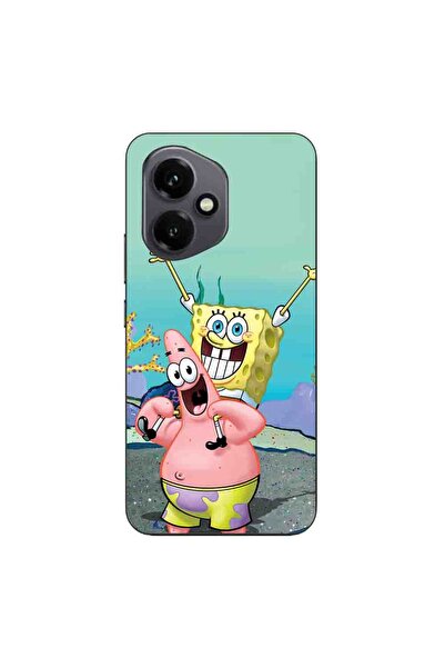 OEM Case compatible with Honor 400 Silicone Gel Tpu Spongebob Pattern