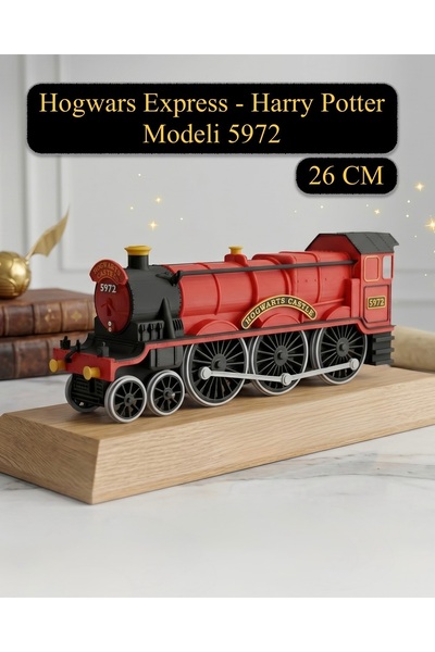 3DcraftTr Hogwarts Express 3D Baskı Figür - Harry Potter Tren Modeli 5972 - D...