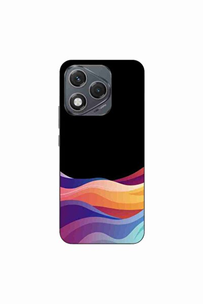 OEM Husa compatibila cu Honor 400 Lite Silicon Gel Tpu Model Neon Waves