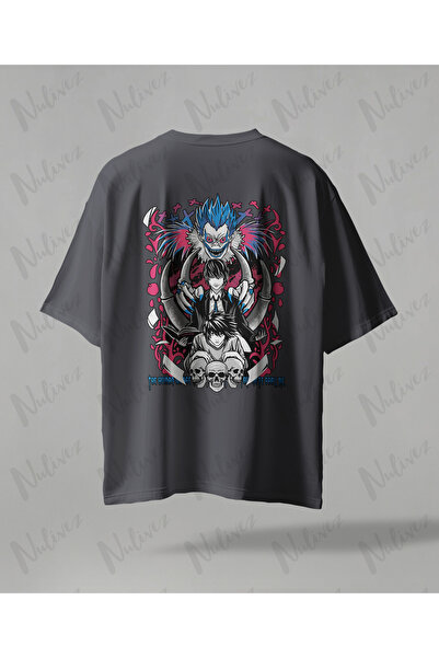 Nulivez Death Note Oversize Unisex T-Shirt – Light Yagami, L, and Ryuk Anime ...