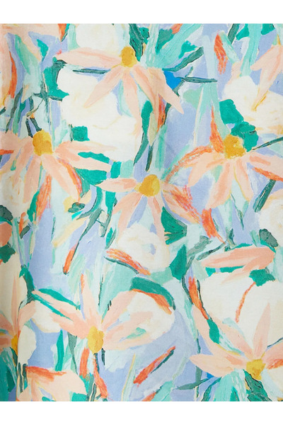 LC Waikiki Mixed V-Neck Floral Blouse