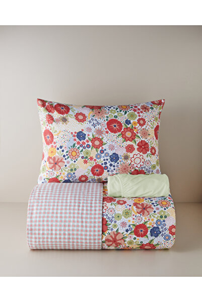 English Home Fragrant Garden Kolay Ütülenir Tek Kişilik Nevresim Takımı 160x2...