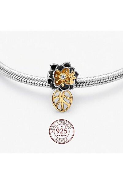 POSEİDONS JEWELLERY S925 Prenses Tiana Nilüfer Çiçeği Charm