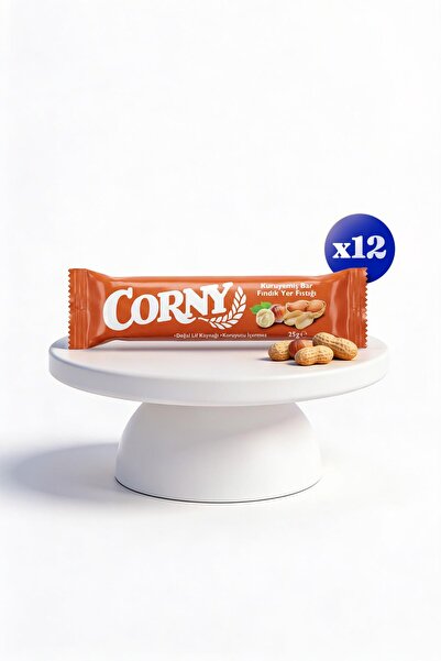 CORNY Kuruyemiş Bar Fındık Yer Fıstığı x 12 Adet