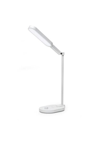 Platinet PDL807 Luna 10W LED Desk Lamp, 48 LED, USB-C, adjustable, White