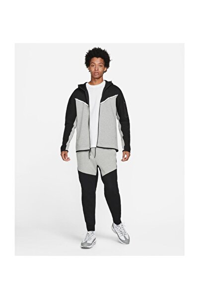 TEC TECH FLEECE SİYAH-GRİ ERKEK EŞOFMAN TAKIMI