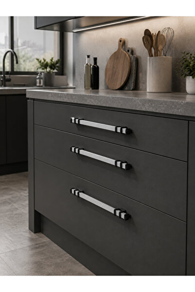 Haskan Kemer Kulp 128mm, 160mm, 192mm, 224mm. Dolap, Çekmece ve Mobilya için