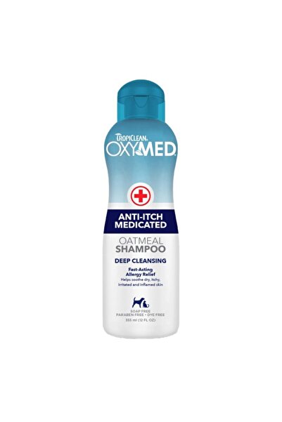 Tropiclean Oxymed Anti-Itch Medicated Oatmeal Σαμπουάν Σκύλου Γάτας Κατά του ...