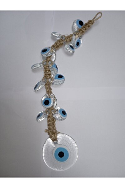 armora tedarik Handmade Wicker String Special Braided 15 Pieces Evil Eye Bead...