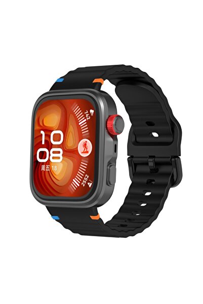 redmud teknoloji Huawei Watch Fit 4 / Fit 4 Pro İle Uyumlu Dalgalı Dikiş Deta...