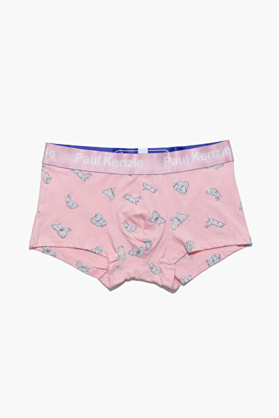 Paul Kenzie Men's Trunk Boxer - White Rabbit