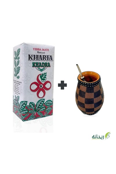 Reehana net جيربا متة خارطة الخضراء 250 جرام (مع الكاسة)