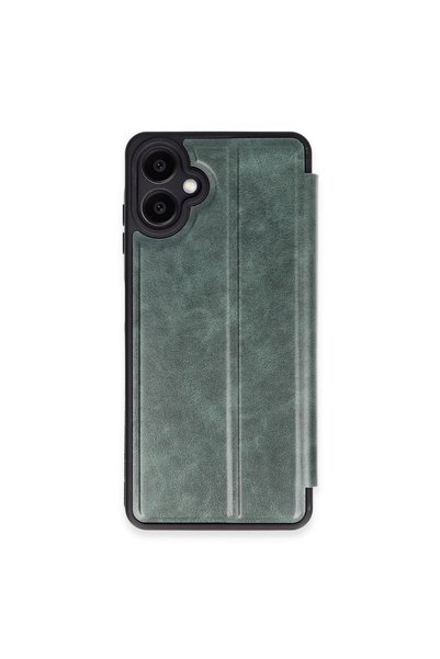 OEM Samsung Galaxy A06 Case Flip Cover - Dark Green